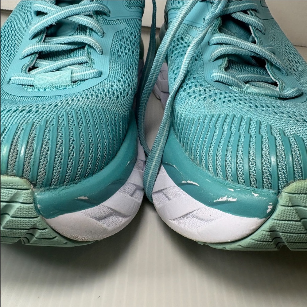 HOKA ONE Bondi 7 ATHLETIC Running SHOES in Eggshell Blue - Men’s - Size 8 US - Picture 5 of 16